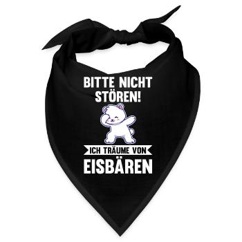 Eisbär Eisbären - Bandana - Schwarz - Vorne