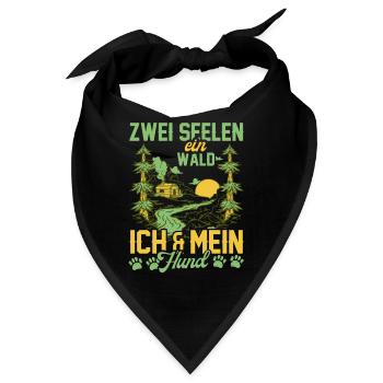 Forstwirtschaft Waldliebhaber Baum Wald Outdoor - Bandana - Schwarz - Vorne