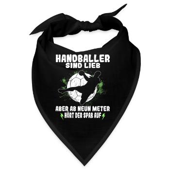 Handballer Zubehör - Bandana - Schwarz - Vorne