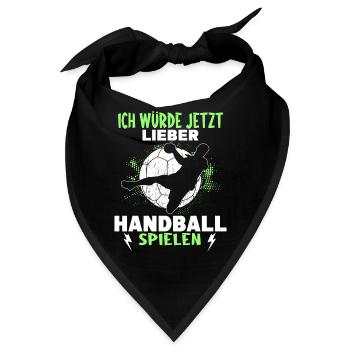 Handballer Zubehör - Bandana - Schwarz - Vorne