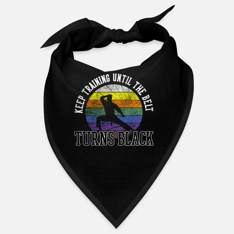 Keep Training Until The Belt Turns Black Karate Bandana