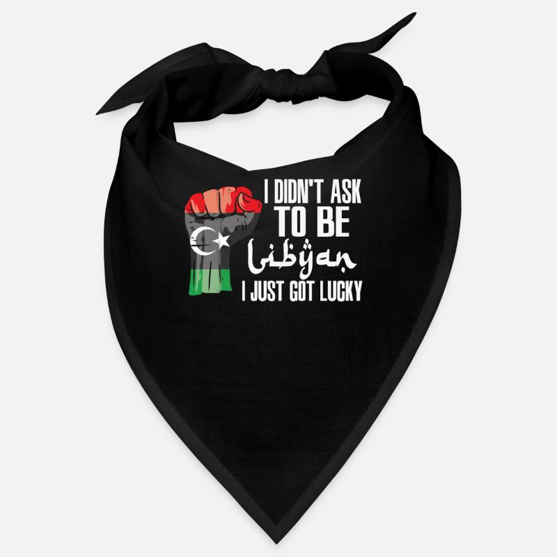 Fierté libyenne Le drapeau libyen grandit Bandana