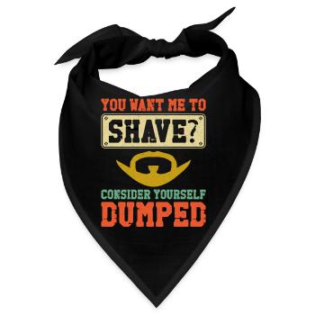 Beard Lover Bearded Man You Want - Bandana - Schwarz - Vorne