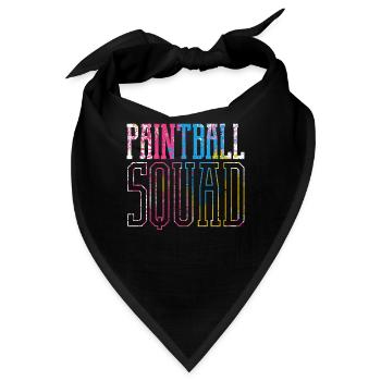 Paintball-Kader Paintball-Liebhaber Paintballer - Bandana - Schwarz - Vorne