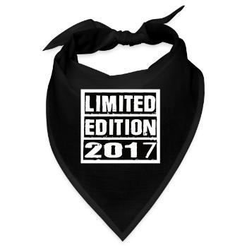 Limited Edition 2017 Geburtstag 2017 Vintage Retro - Bandana - Schwarz - Vorne