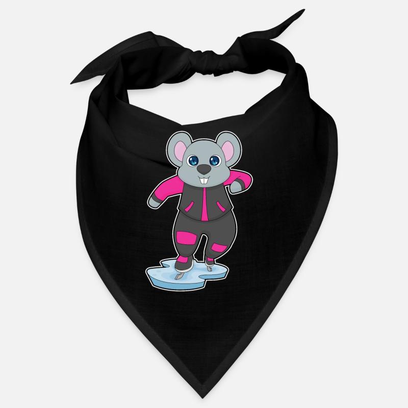 Souris patins à glace Bandana