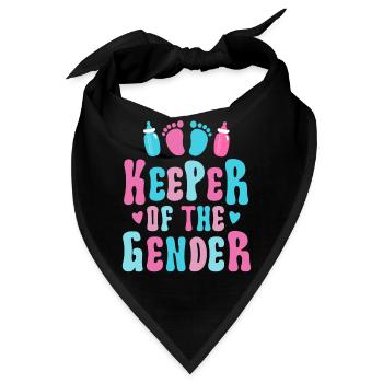 Hüter des Geschlechts - Bandana - Schwarz - Vorne