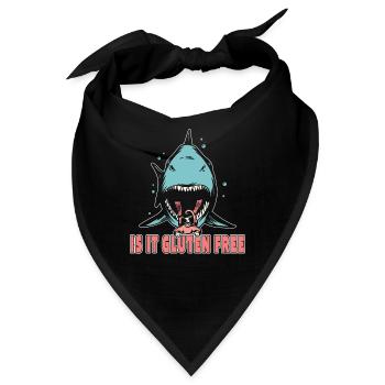 Glutenfrei - Bandana - Schwarz - Vorne