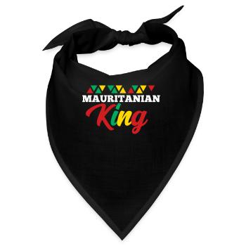 Mauretanien - Bandana - Schwarz - Vorne