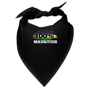 Mauritius - Bandana - Schwarz - Vorne