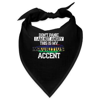 Mauritius - Bandana - Schwarz - Vorne