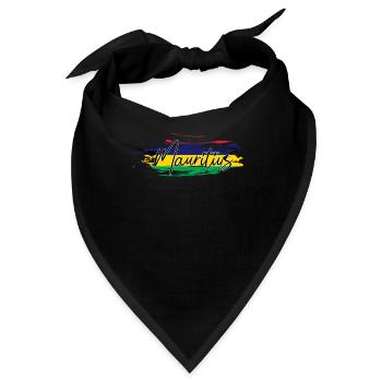 Mauritius - Bandana - Schwarz - Vorne