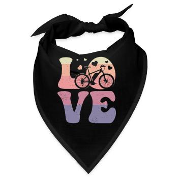 E-Bike Elektronisches Fahrrad LOVE - Bandana - Schwarz - Vorne