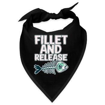 Fillet And Release 2 - Bandana - Schwarz - Vorne