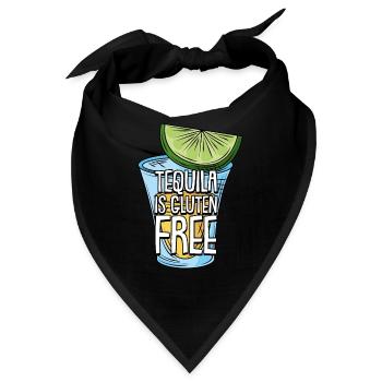 Glutenfrei Tequila - Bandana - Schwarz - Vorne