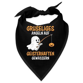 Gruseliges Angeln auf Geisterhaften Gewässern - Bandana - Schwarz - Vorne