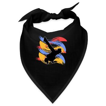 Breakdancing - Bandana - Schwarz - Vorne
