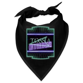 joke birthday profession - Bandana - Schwarz - Vorne