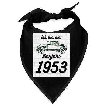 Oldtimer - Bandana - Schwarz - Vorne