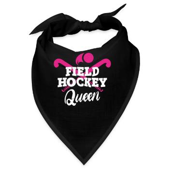 Field Hockey Queen Field Hockey - Bandana - Schwarz - Vorne