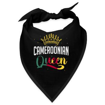 Kamerun Flagge Kamerun - Bandana - Schwarz - Vorne
