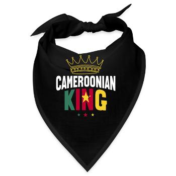 Kamerun Flagge Kamerun - Bandana - Schwarz - Vorne