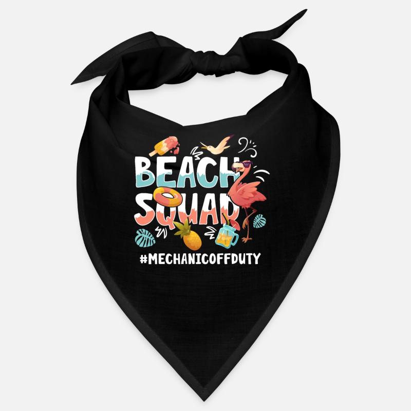 Mechanic Vacation Beach Group Bandana