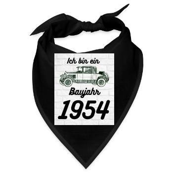 Oldtimer - Bandana - Schwarz - Vorne