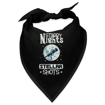 Astrofotografie Astronomie Weltraumkamera - Bandana - Schwarz - Vorne