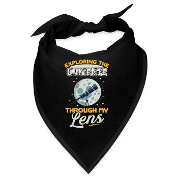 Astrofotografie Astronomie Weltraumkamera - Bandana - Schwarz - Vorne