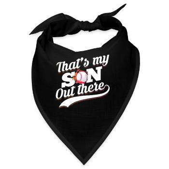 Baseball Mutter Baseball Mama - Bandana - Schwarz - Vorne
