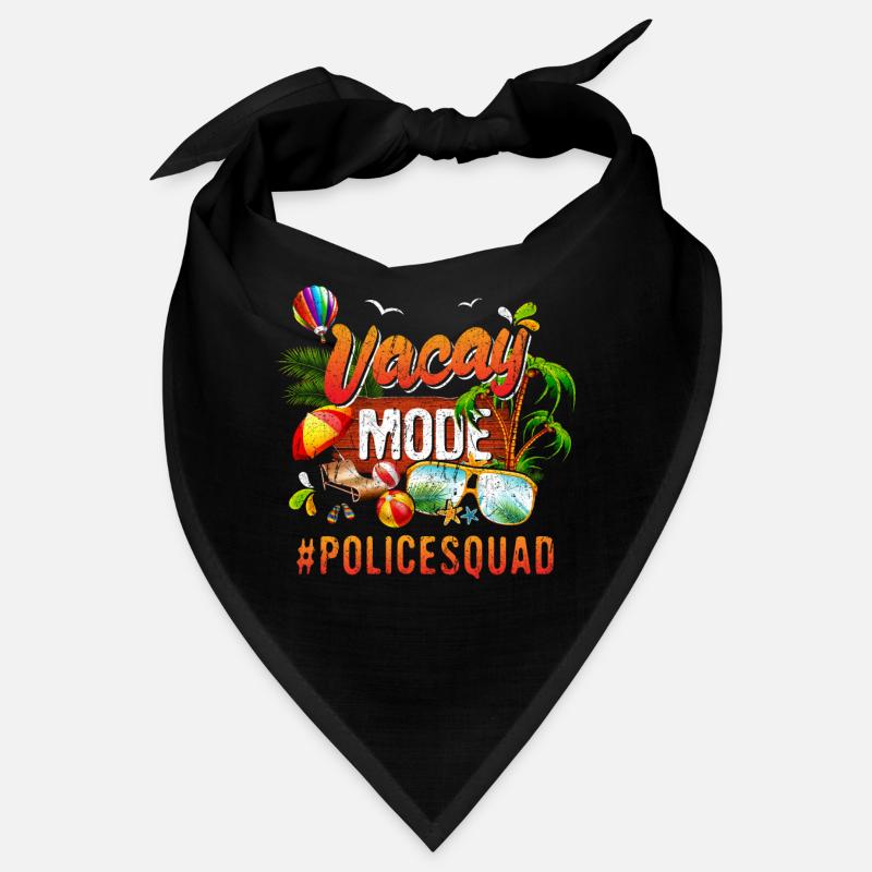 Police Vacation Group #Policesquad Bandana