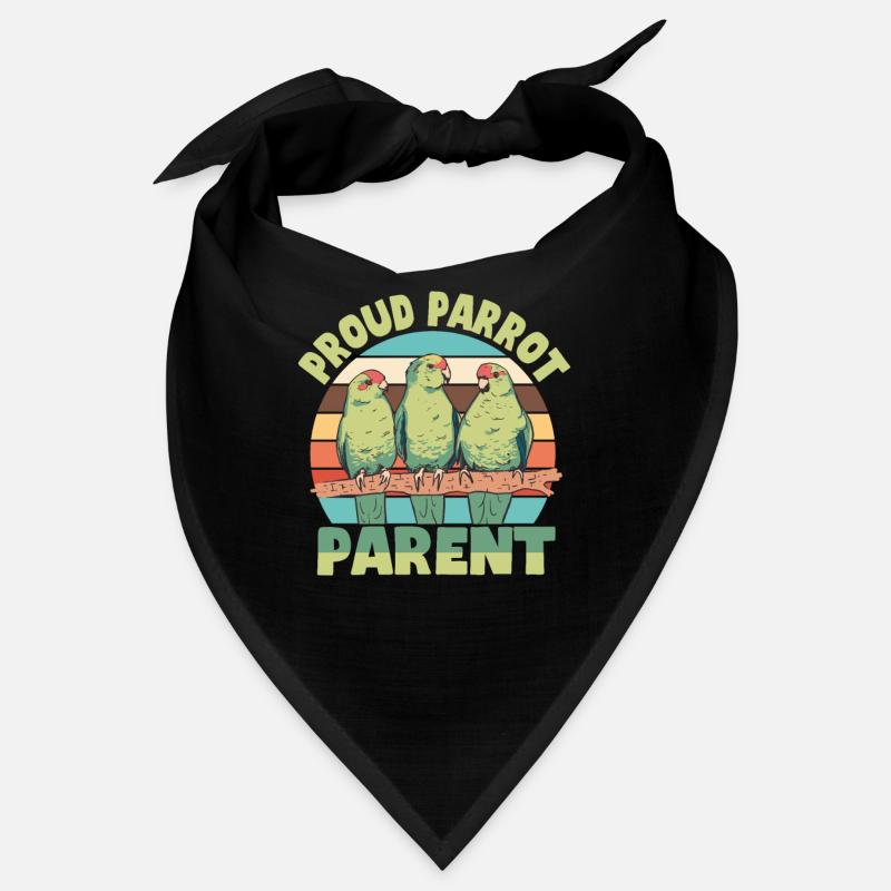 Perruche Perroquet Perroquet Propriétaire Bandana