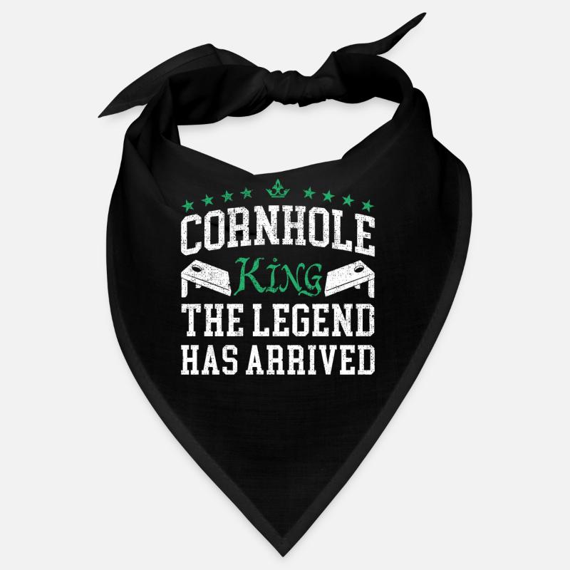 Cornhole King - La légende est arrivée drôle Bandana