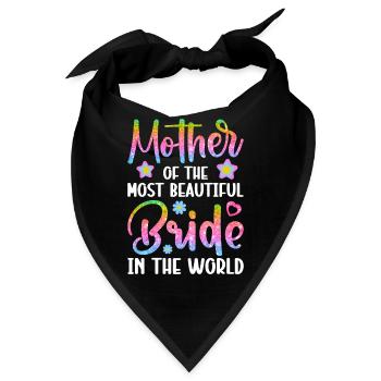 Hochzeit Brautparty - Bandana - Schwarz - Vorne