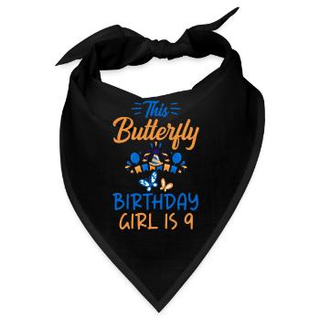 Butterfly Lover Gifts - Bandana - Schwarz - Vorne