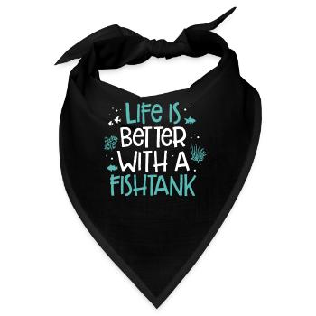 Aquarium - Bandana - Schwarz - Vorne