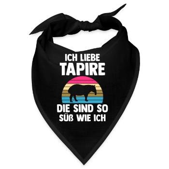 Tapir - Bandana - Schwarz - Vorne