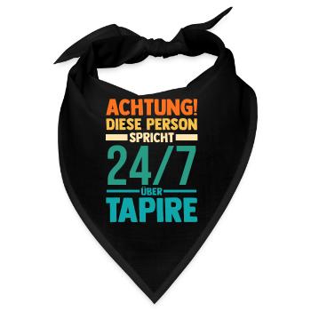 Tapir - Bandana - Schwarz - Vorne