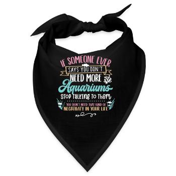 Aquarium - Bandana - Schwarz - Vorne