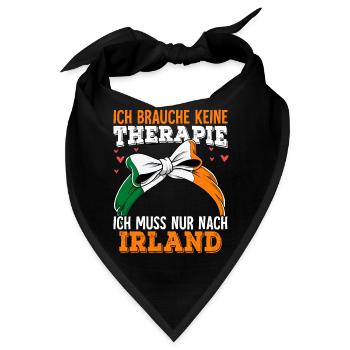 Irland - Bandana - Schwarz - Vorne