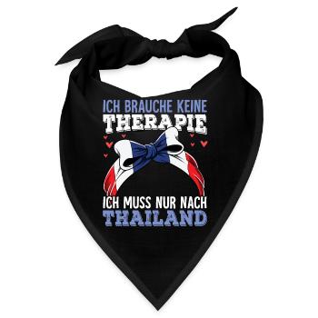 Thailand - Bandana - Schwarz - Vorne