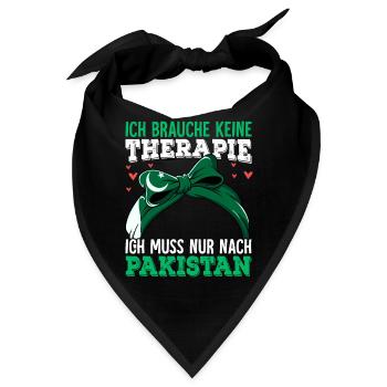 Pakistan - Bandana - Schwarz - Vorne