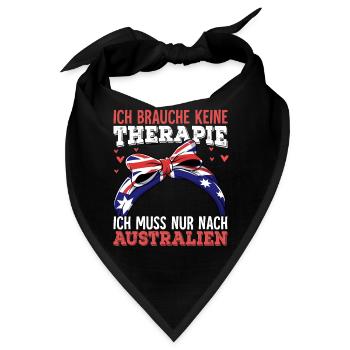 Australien - Bandana - Schwarz - Vorne