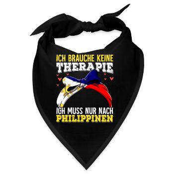 Philippinen - Bandana - Schwarz - Vorne