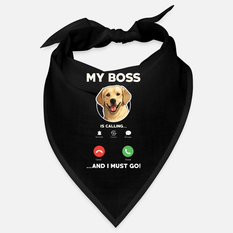 Labrador Retriever vous appelle Bandana