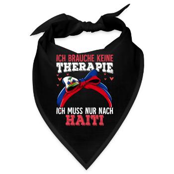 Haiti - Bandana - Schwarz - Vorne