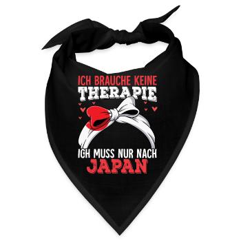Japan - Bandana - Schwarz - Vorne