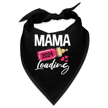 Werdende Mama 2024 - Bandana - Schwarz - Vorne