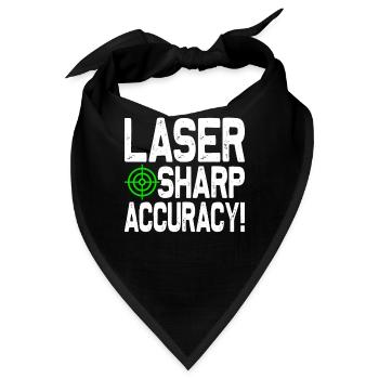 Laser Tag Spieler - Bandana - Schwarz - Vorne